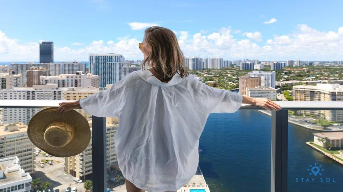 Апартаменты Luxury With Stunning View, Balcony, Amazing Pools Голливуд Экстерьер фото